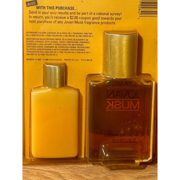 Vintage NOS Jovan Musk Aftershave / Cologne Moisturizing Balm Set - Picture 7 of 7